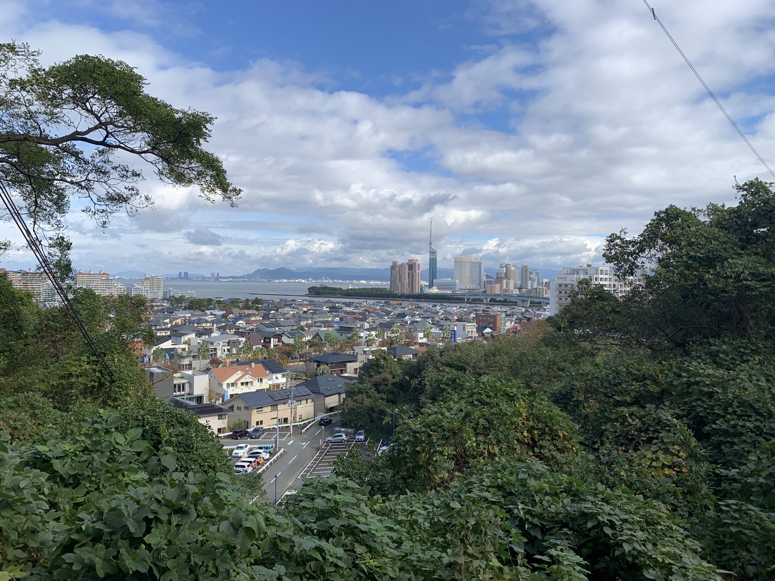 愛宕山ランの景色